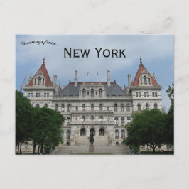 Cartão Postal Capitólio Estadual de Nova York Albany Nova York