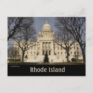 Cartão Postal Capitólio Estadual de Rhode Island Providence Rhod