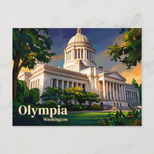 Cartão Postal Capitólio Estadual de Washington EUA