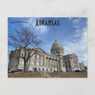 Cartão Postal Capitólio Estadual do Arkansas Little Rock Arkansa