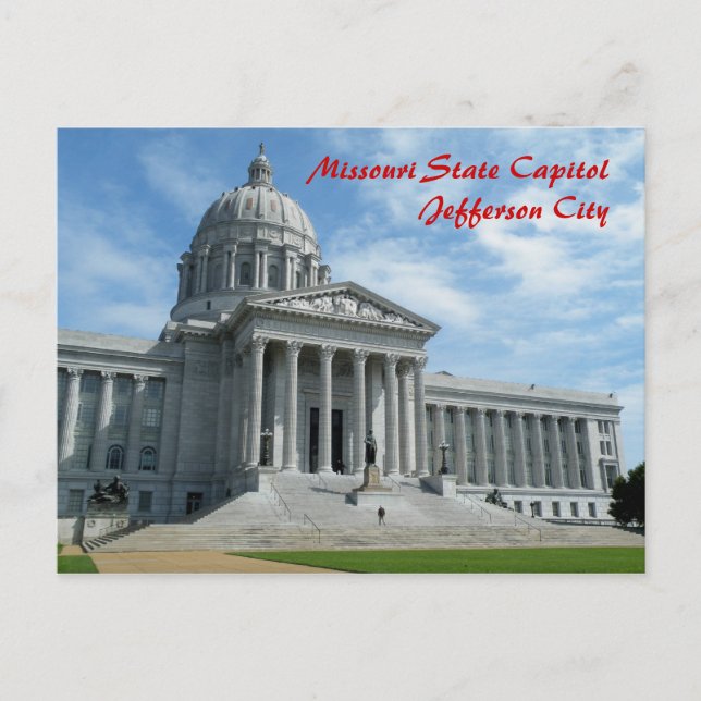 Cartão Postal Capitólio estadual do Missouri (Frente)