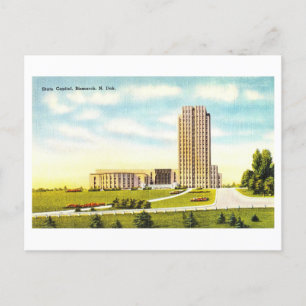 Cartão Postal Capitólio estadual em Bismarck, Dakota do Norte, V