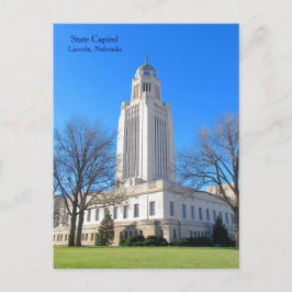 Cartão Postal Capitólio estadual Lincoln, NE postal best1