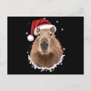 Cartão Postal Capivara Natal Engraçado 
