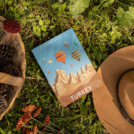 Cartão Postal Cappadocia Turquia Viagem