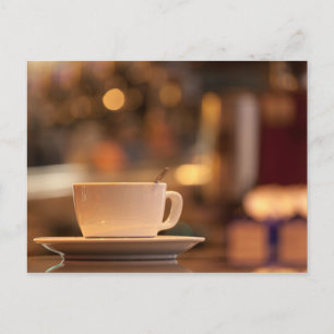 Cartão Postal Cappucccino Café, Veneza, Itália