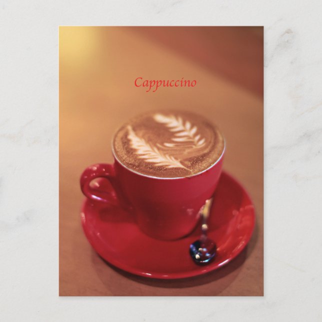 Cartão Postal Cappuccino (Frente)