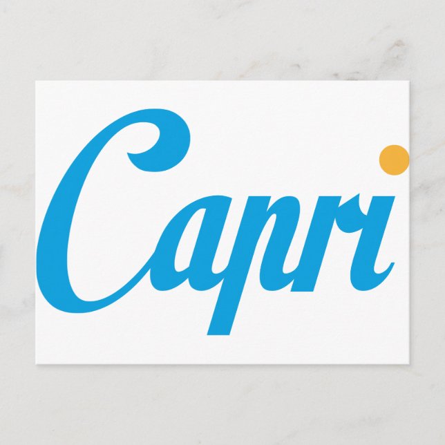 Cartão Postal CAPRI Itália (Frente)