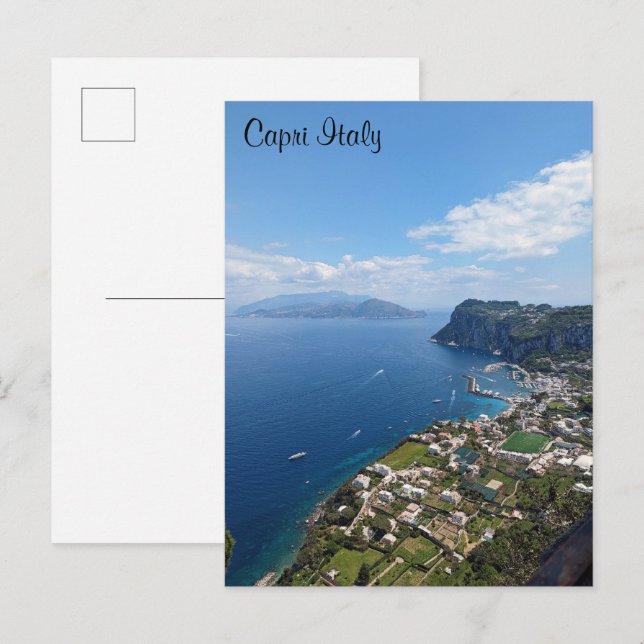 Cartão postal Capri Itália (Frente/Verso)