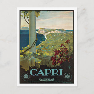 Cartão Postal Capri Italia Itália Vintage