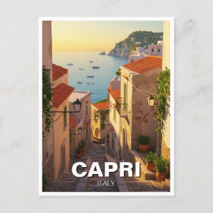 Cartão Postal Capri Itália Viagem