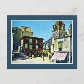 Cartão Postal Capri La Piazza, 1890