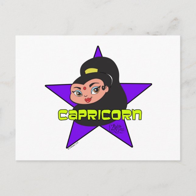 Cartão postal Capricorn (Frente)