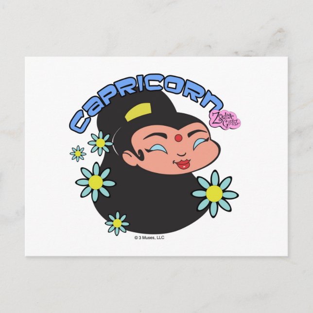 Cartão postal Capricorn (Frente)