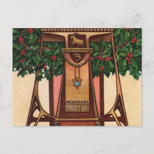 Cartão Postal Capricorn Zodiac (Frente)