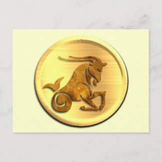 Cartão postal Capricorn Zodiac