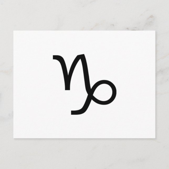 Cartão Postal Capricórnio (Frente)