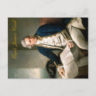 Cartão Postal Capt. James Cook Postcard, Descobridor do Havaí