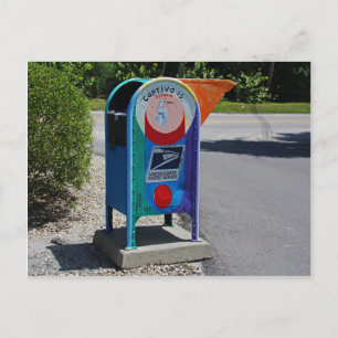 Cartão Postal Captiva Island Mailbox - horizontal