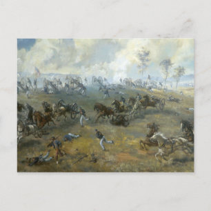 Cartão Postal Captura da bateria de Rickett - 1964