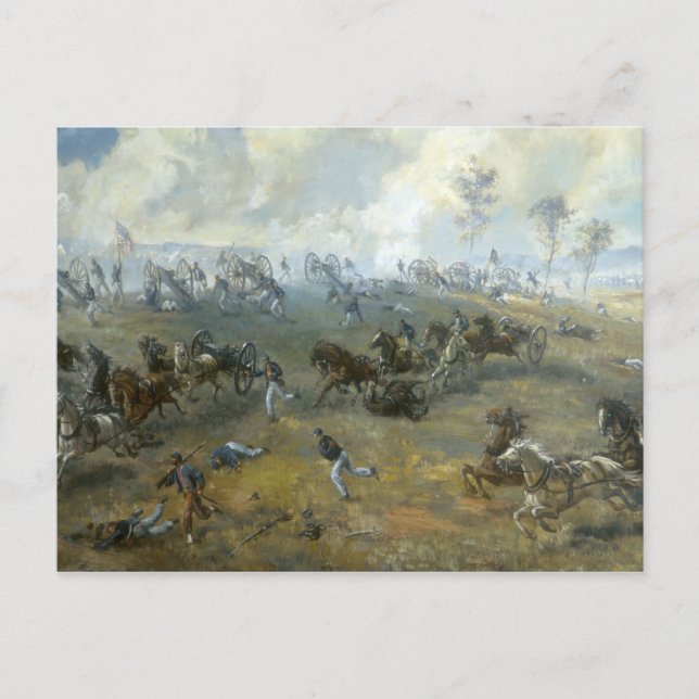 Cartão Postal Captura da bateria de Rickett - 1964 (Frente)