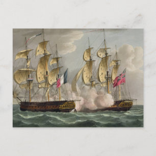 Cartão Postal Captura de L'Immortalite, 20 de outubro de 1798, d