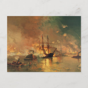 Cartão Postal Captura de Nova Orleães para a Guerra Civil Americ