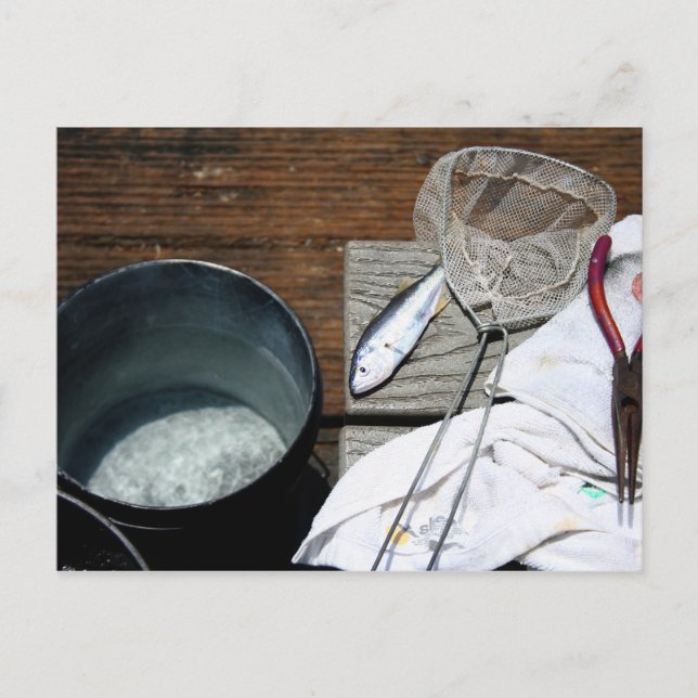 Cartão Postal Captura de pescador (Frente)
