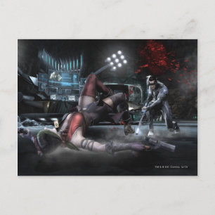 Cartão Postal Captura de tela: Harley vs Nightwing 2