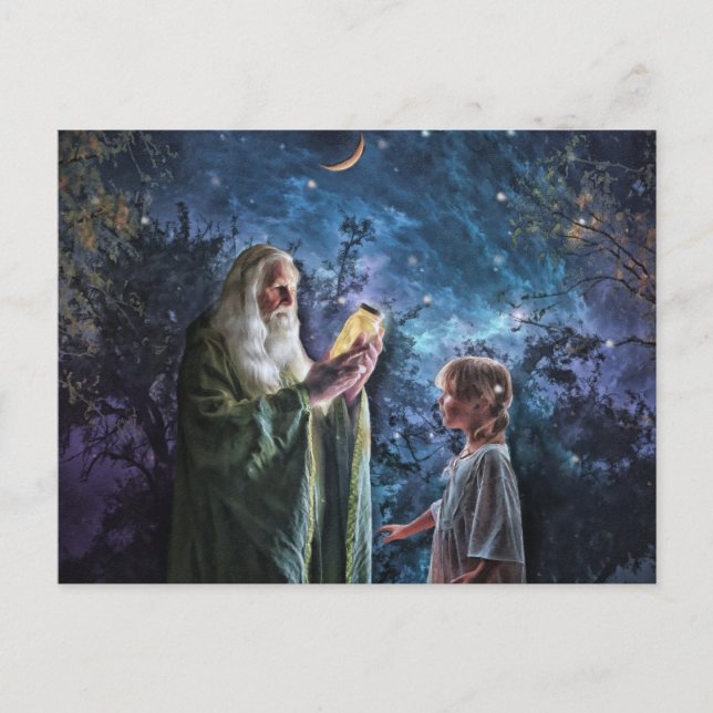 Cartão Postal Captura de Vagalumes (Frente)