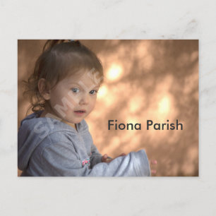 Cartão Postal Capturas de Cabeçalho do Modelo Ator Kids Placas d