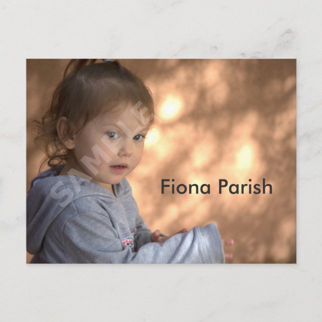 Cartão Postal Capturas de Cabeçalho do Modelo Ator Kids Placas d (Frente)