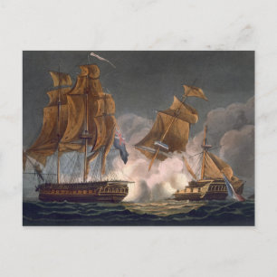 Cartão Postal Capture of La Tribune, June 8th 1796, engraved by