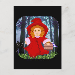 Cartão Postal Capuchinho Vermelho