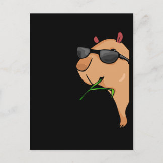 Cartão Postal Capybara Lover Women Capybara Gift Men Capybara