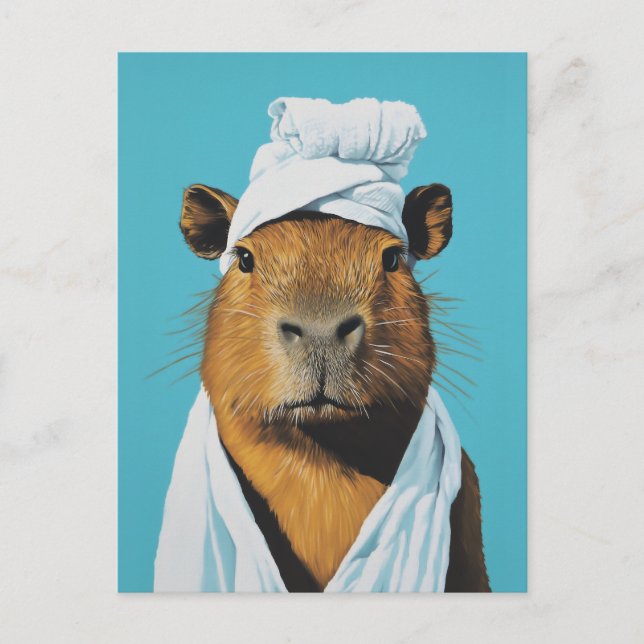 Cartão Postal Capybara Spa Day (Frente)