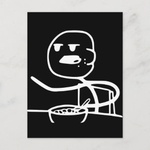 Cartão Postal Cara Cereal Memória