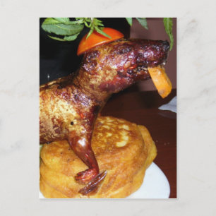 Cartão Postal cara de cuy