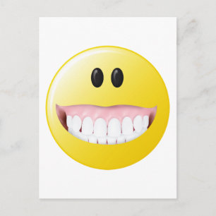 Cartão Postal Cara de Gengiva Grande