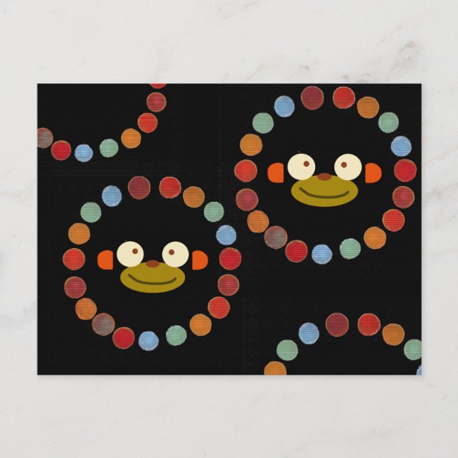 Cartão Postal Cara de macaco! (Frente)