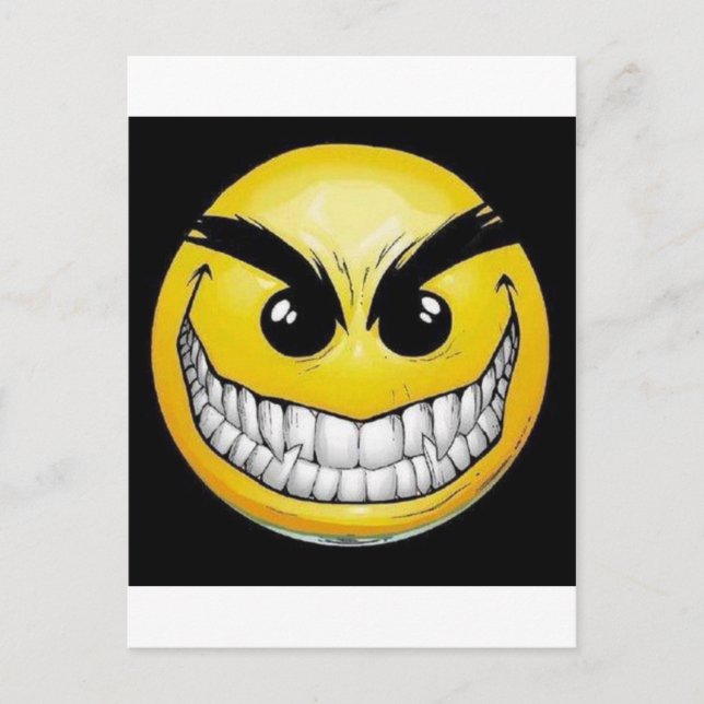 Cartão Postal Cara má (Frente)