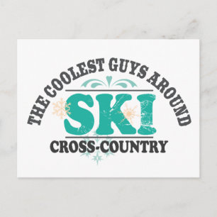 Cartão Postal Cara XC Ski mais legal