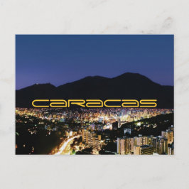 Cartão Postal Caracas à noite