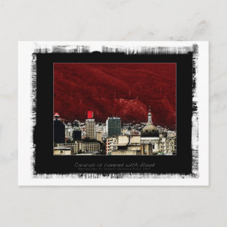 Cartão Postal Caracas está coberto de sangue