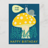 Caracol Caprichoso em Cogumelo Mágico ANIVERSÁRIO 