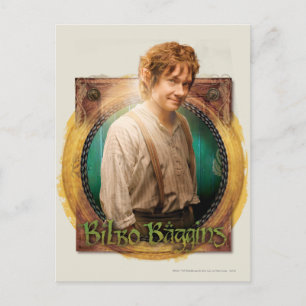 Cartão Postal Caractere BILBO BAGGINS™ com nome