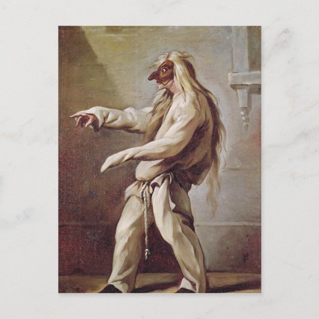 Cartão Postal Caractere do Commedia dell'Arte (Frente)