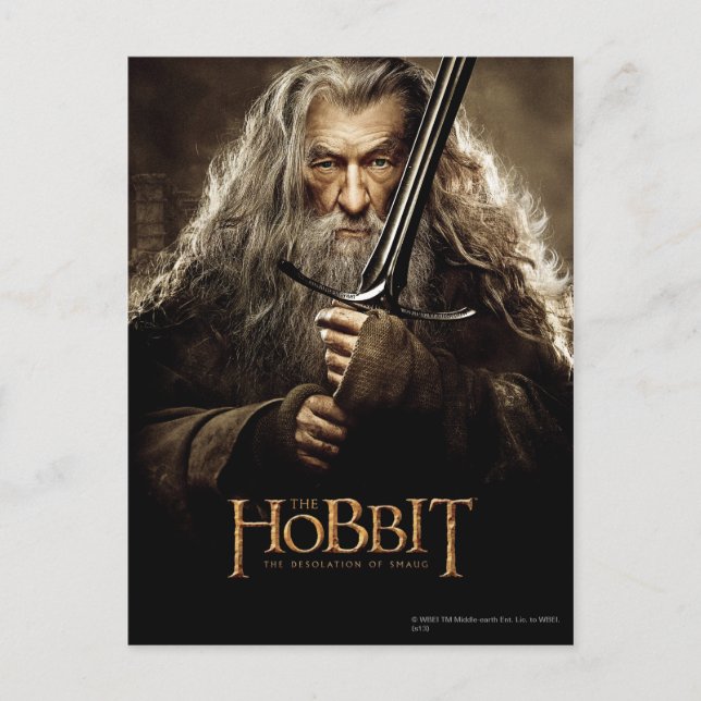 Cartão Postal Caractere Gandalf Poster 1 (Frente)