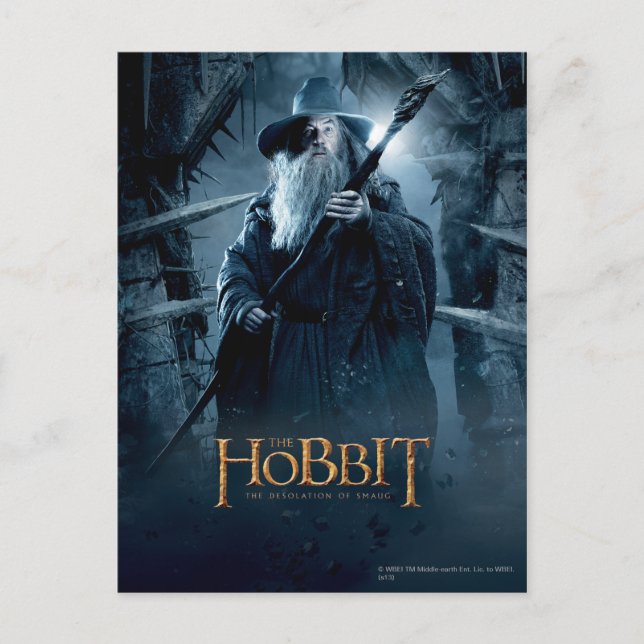 Cartão Postal Caractere Gandalf Poster 3 (Frente)