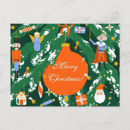 Cartão Postal Caracteres do Noz-Cacker de Natal